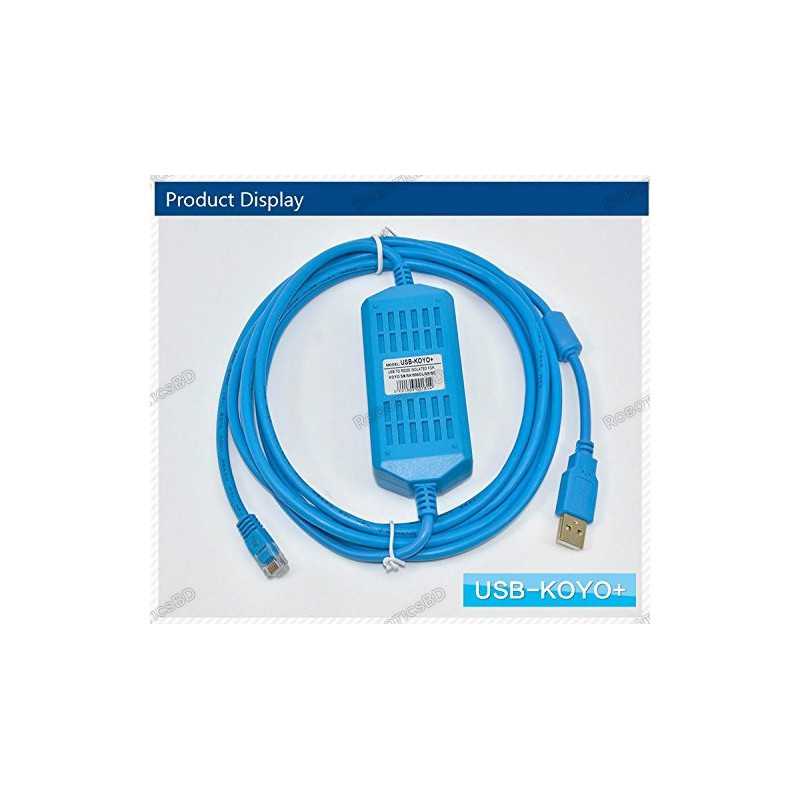 USB-KOYO For Koyo SN/SM/SH/SR/DL/NK/PLC Programming Cable Robotics Bangladesh