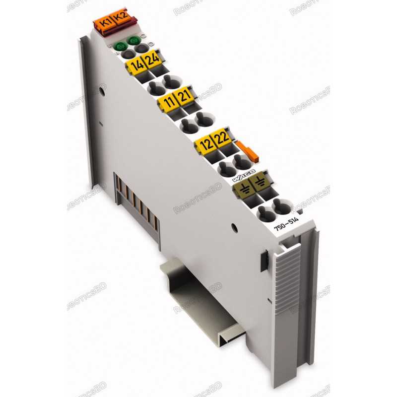 Wago Digital output 2DO 750-514 Robotics Bangladesh Wago Digital output 2DO 750-514 Robotics Bangladesh