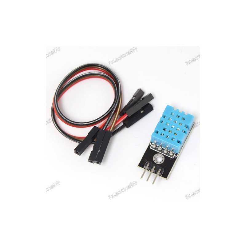 DHT11 Temperature and Relative Humidity Sensor Module for Arduino Robotics Bangladesh DHT11 Temperature and Relative Humidity Sensor Module for Arduino Robotics Bangladesh