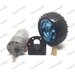 85mm Antiskid Shockproof Wheels, Smart Car Robot Tires with 37GB Motor Robotics Bangladesh