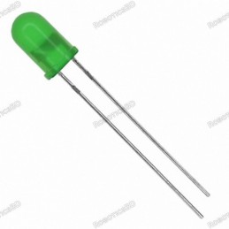 5 mm Green LED (Pack of 5) Robotics Bangladesh