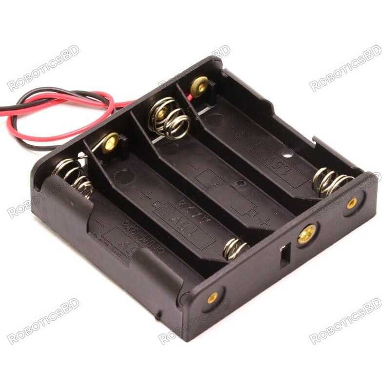 AA Battery Holder 4S Robotics Bangladesh