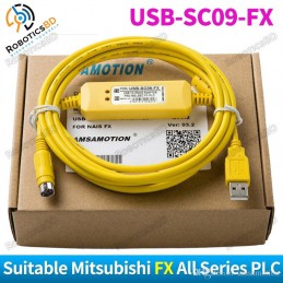 Mitsubishi PLC Cable USB-SC09-FX Robotics Bangladesh