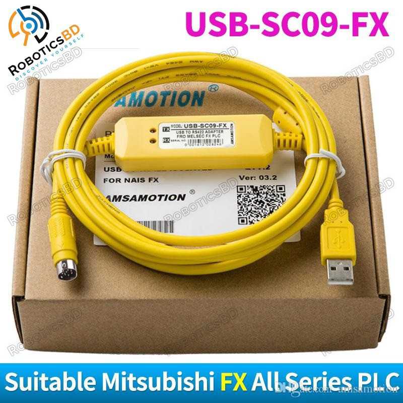 Mitsubishi PLC Cable USB-SC09-FX Robotics Bangladesh Mitsubishi PLC Cable USB-SC09-FX Robotics Bangladesh