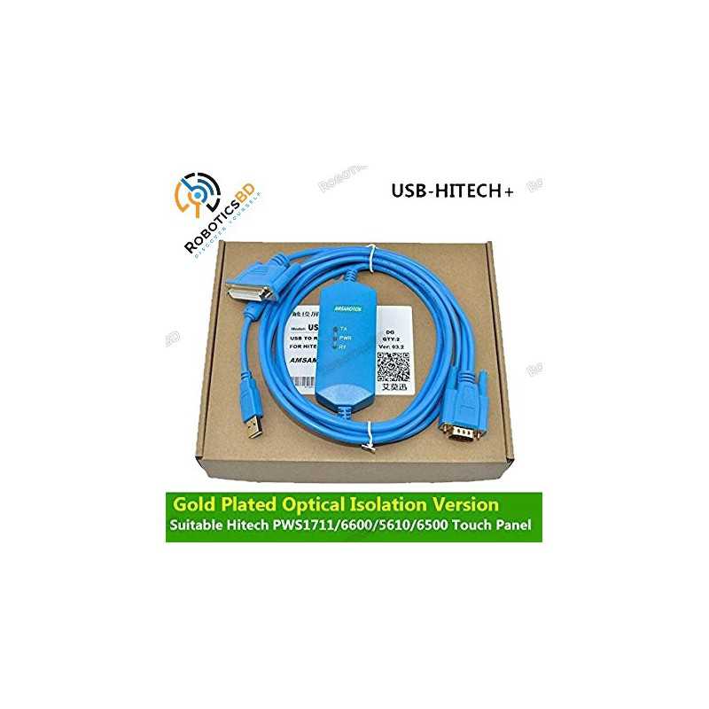 HITECH USB-6600/1711 PLC Programming Cable Robotics Bangladesh HITECH USB-6600/1711 PLC Programming Cable Robotics Bangladesh