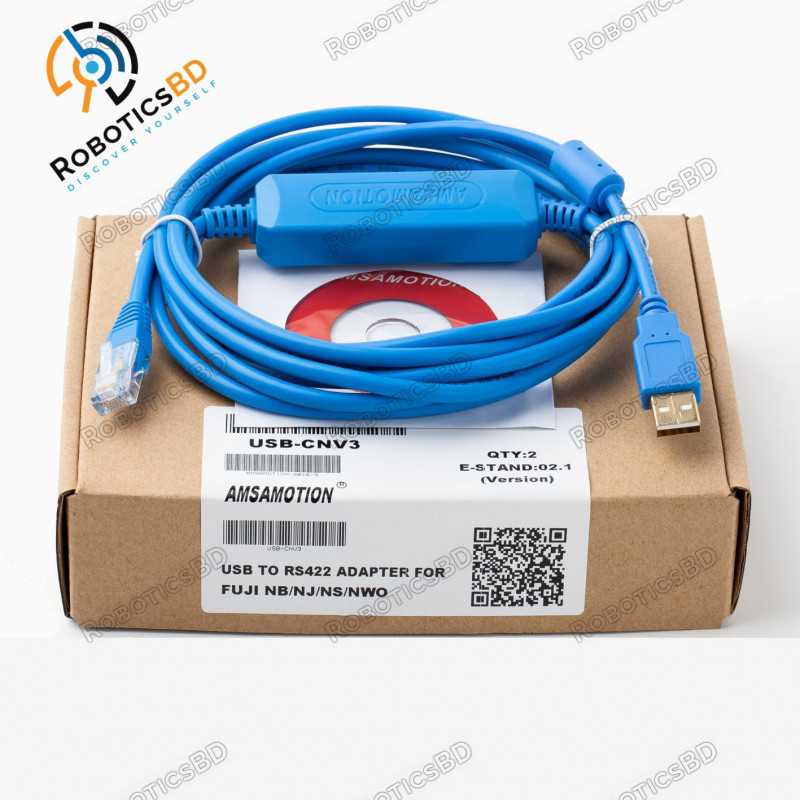 Fuji USB-CNV3 PLC Programming Cable Robotics Bangladesh Fuji USB-CNV3 PLC Programming Cable Robotics Bangladesh