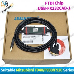 Mitsubishi USB-FX232CAB-1 PLC Programming Cable Robotics Bangladesh
