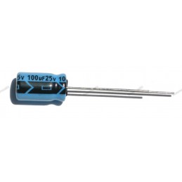 100uF 25V Electrolytic Capacitors Robotics Bangladesh