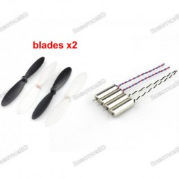 8x20mm Coreless Motor with 55mm Propeller Pair Robotics Bangladesh