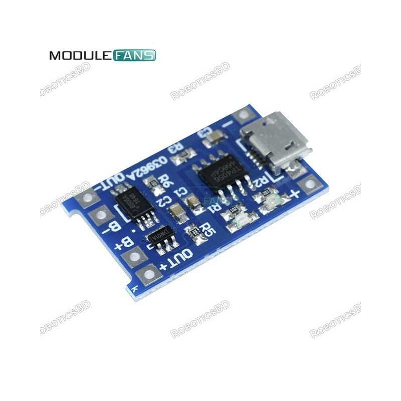 TP4056 Lithium Battery Charger Module With Protection Dual Functions Robotics Bangladesh TP4056 Lithium Battery Charger Module With Protection Dual Functions Robotics Bangladesh