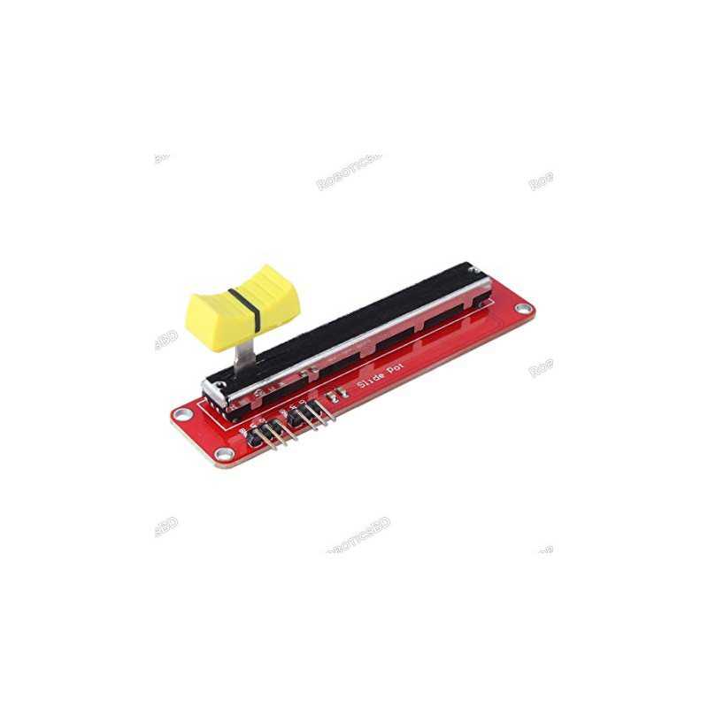 Slide Potentiometer 10K Linear Module Dual Output for Arduino Robotics Bangladesh Slide Potentiometer 10K Linear Module Dual Output for Arduino Robotics Bangladesh