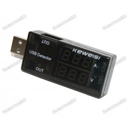 KEWEISI KWS-10VA USB TESTER AMMETER-VOLTMETER Robotics Bangladesh