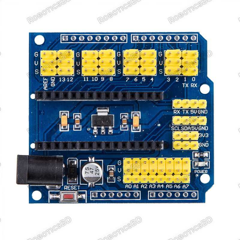 Arduino NANO I/O Extension Shield Robotics Bangladesh