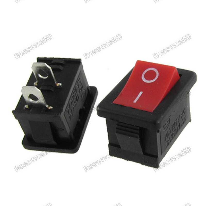Rocker Switch ON/OFF KCD1-101 2pin Robotics Bangladesh Rocker Switch ON/OFF KCD1-101 2pin Robotics Bangladesh