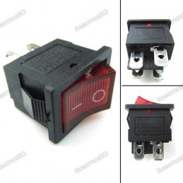 6A 250V SPDT ON-OFF Rocker Switch with Light Robotics Bangladesh
