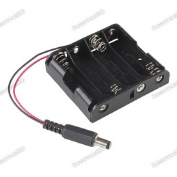 AA Battery Holder 4S with Barrel Jack Connector Robotics Bangladesh