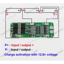 3S 20A Li-ion Lithium Battery 18650 Charger PCB BMS Protection Board 12.