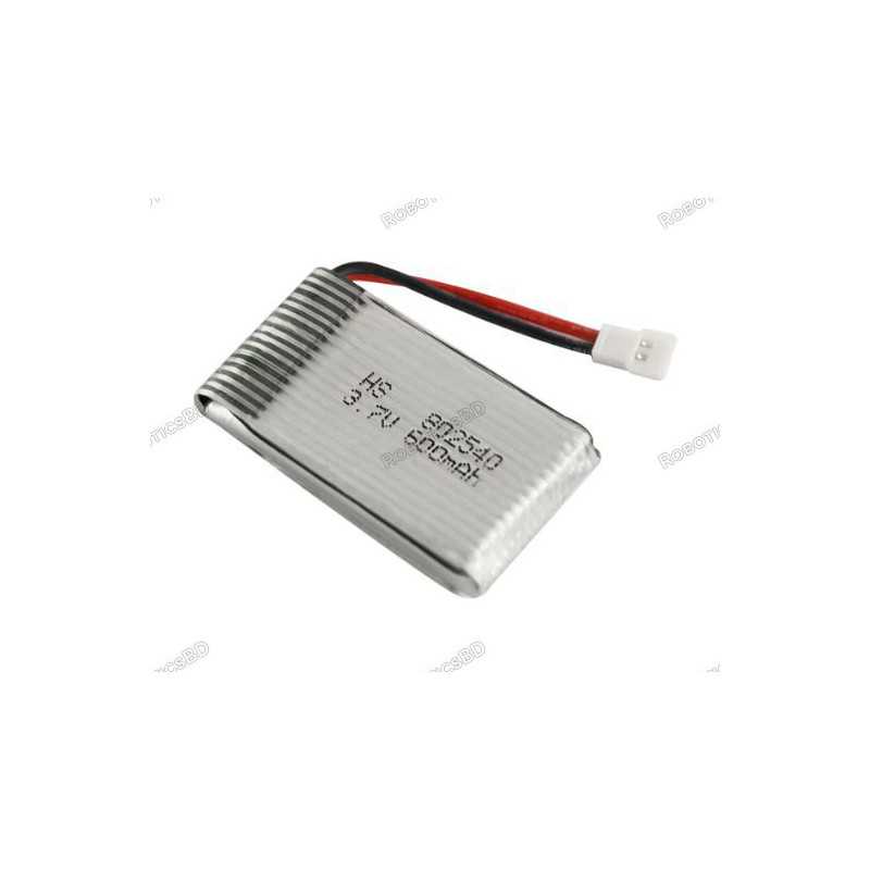 3.7V 600mAh 25C Lipo Battery for Eachine X73 QX95 QX90 QX80 QX100 Robotics Bangladesh