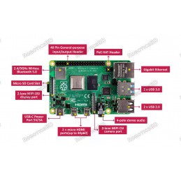 Raspberry Pi 4 Computer (Made in UK) Robotics Bangladesh