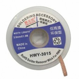 Desoldering Braid Solder Remover Wick 3mm Robotics Bangladesh