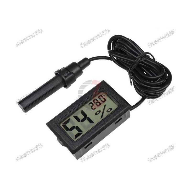 Digital Temperature Humidity Meter with LCD Robotics Bangladesh