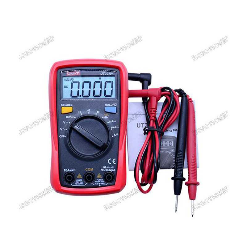 Uni-T UT33A+ Digital Multimeter Robotics Bangladesh