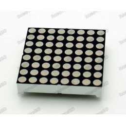 8x8 Dot Matrix LED Display - 38 x 38 mm Panel Robotics Bangladesh