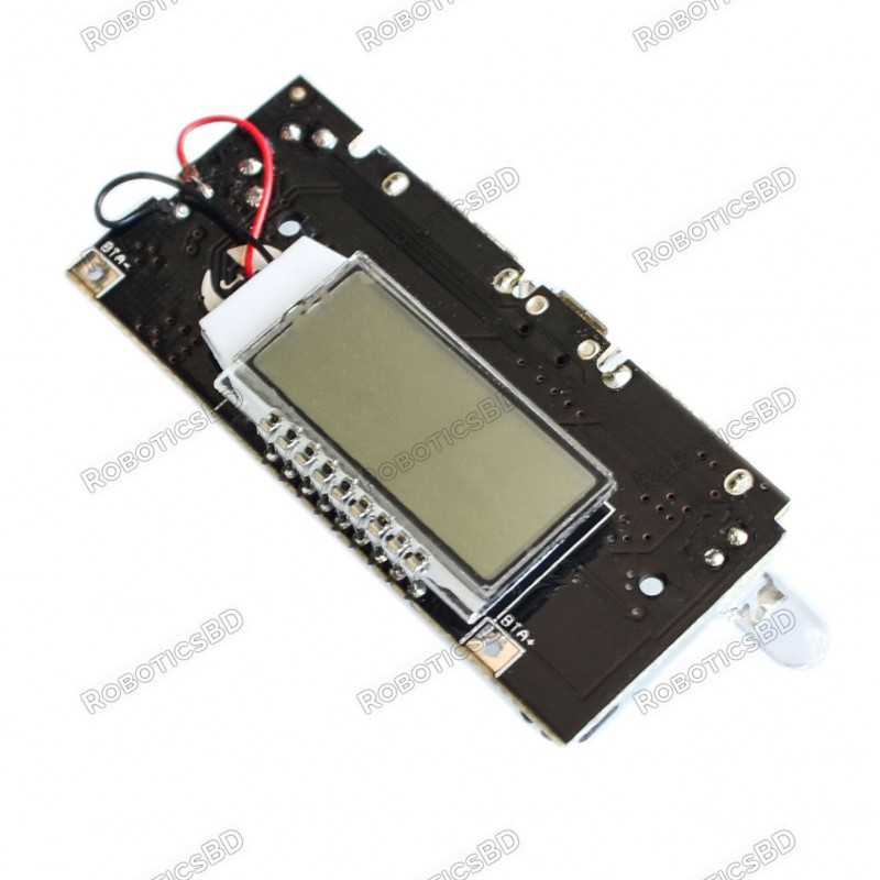Dual USB 5V 1A 2.1A Mobile Power Bank Board PCB Module Board Robotics Bangladesh