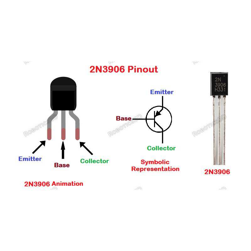 2N3906 PNP Transistor Robotics Bangladesh