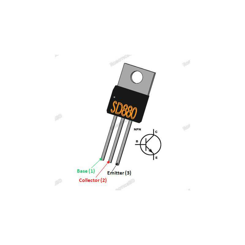 D880 NPN Transistor Robotics Bangladesh