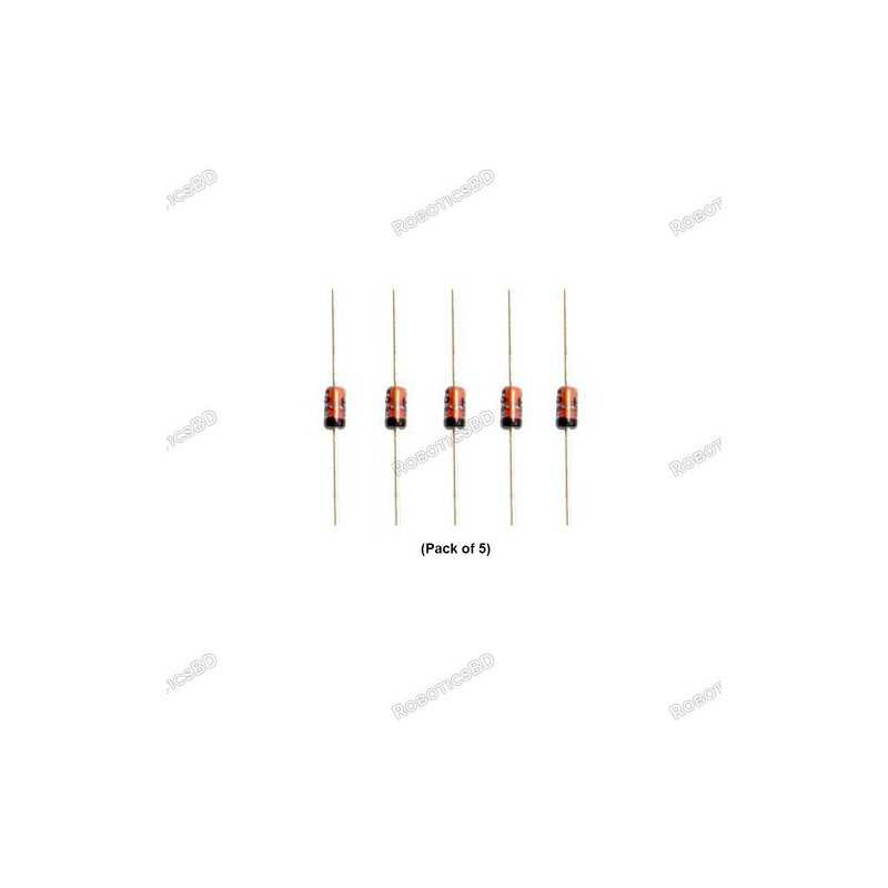 Zener Diode 7.5V 500mW(pack of 5) Robotics Bangladesh