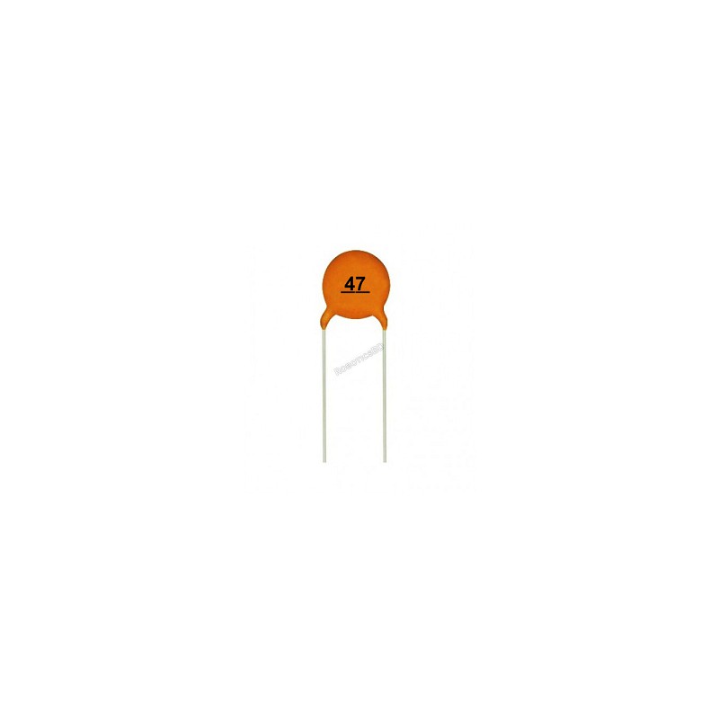 47pF Ceramic capacitor (pack of 5) Robotics Bangladesh