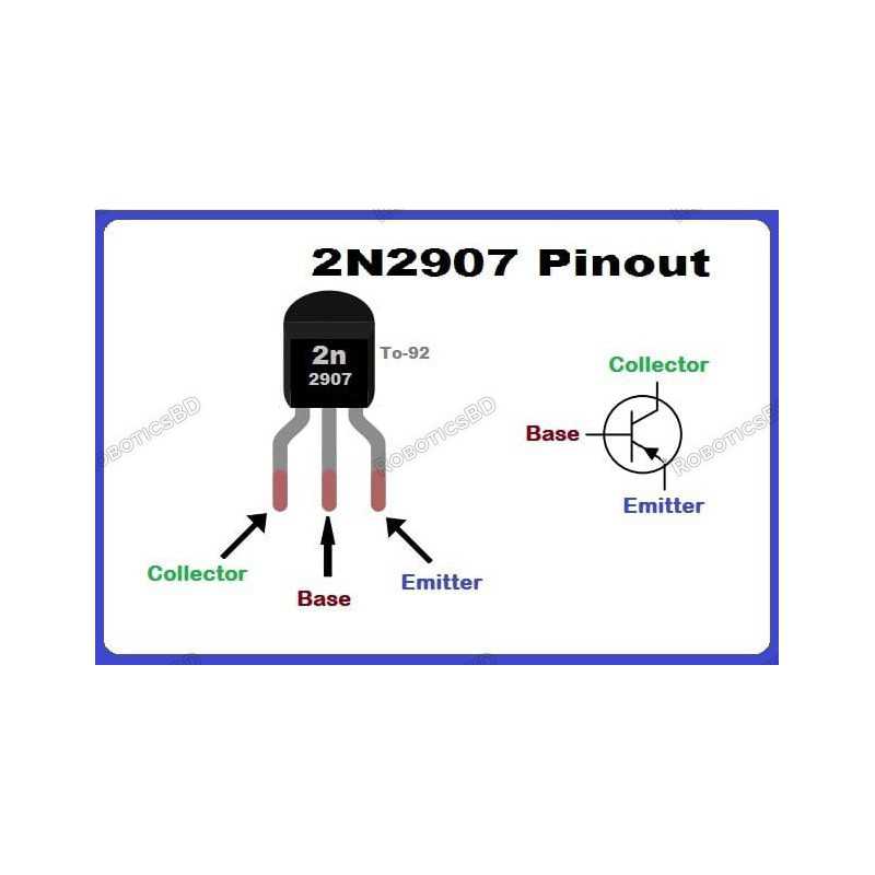 2N 2907 Transistors Robotics Bangladesh