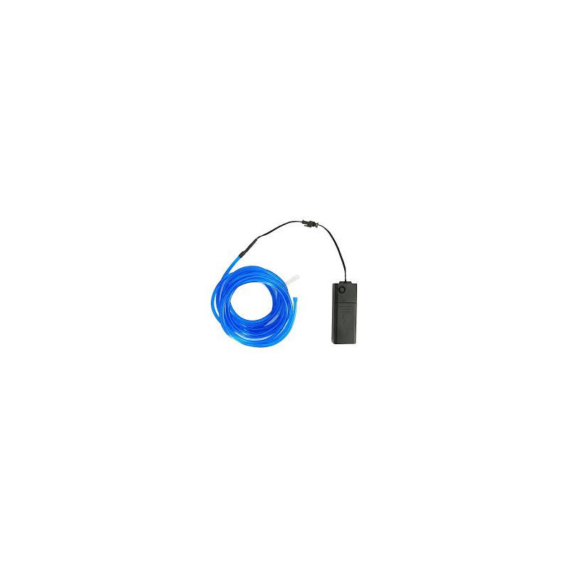 EL Wire-Blue 3m With Pocket Inverter Robotics Bangladesh