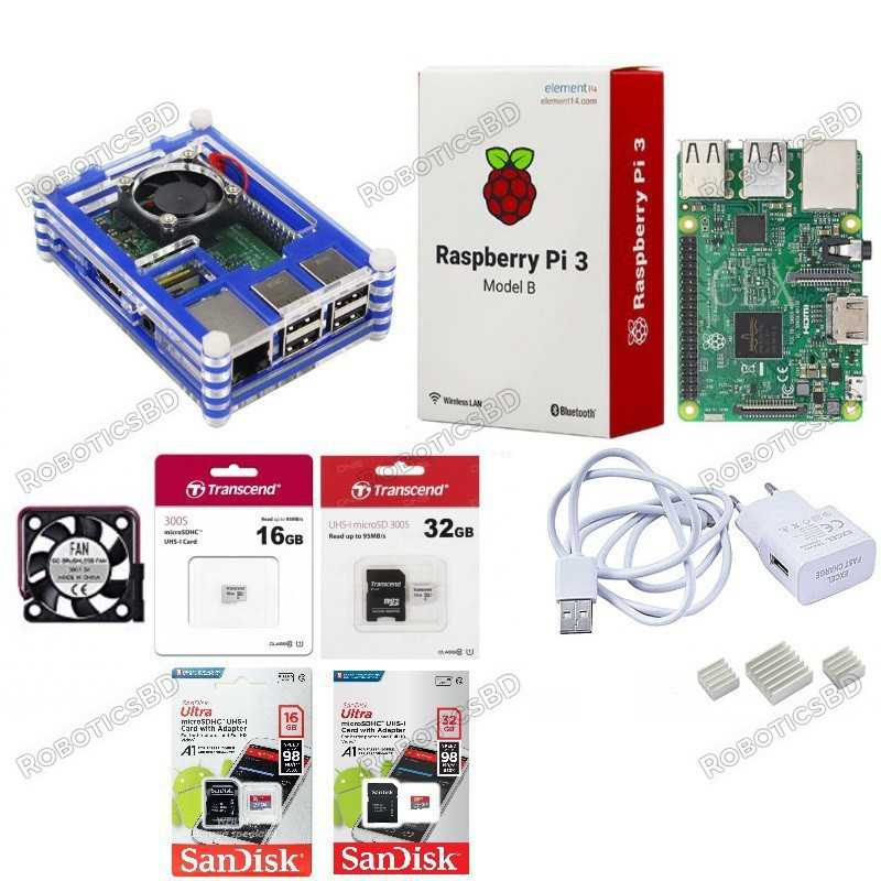 Raspberry Pi 3 Model B Complete Set Robotics Bangladesh