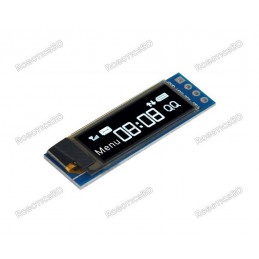 0.91 inch 128x32 Blue OLED Display Module with I2C/IIC Serial Interface Robotics Bangladesh