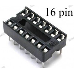 16 Pin DIP IC Base/Socket Robotics Bangladesh