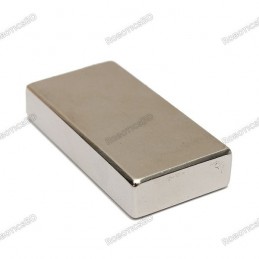 Neodymium Bar Magnet N52 - 48.5 x 24 x 9 mm Robotics Bangladesh