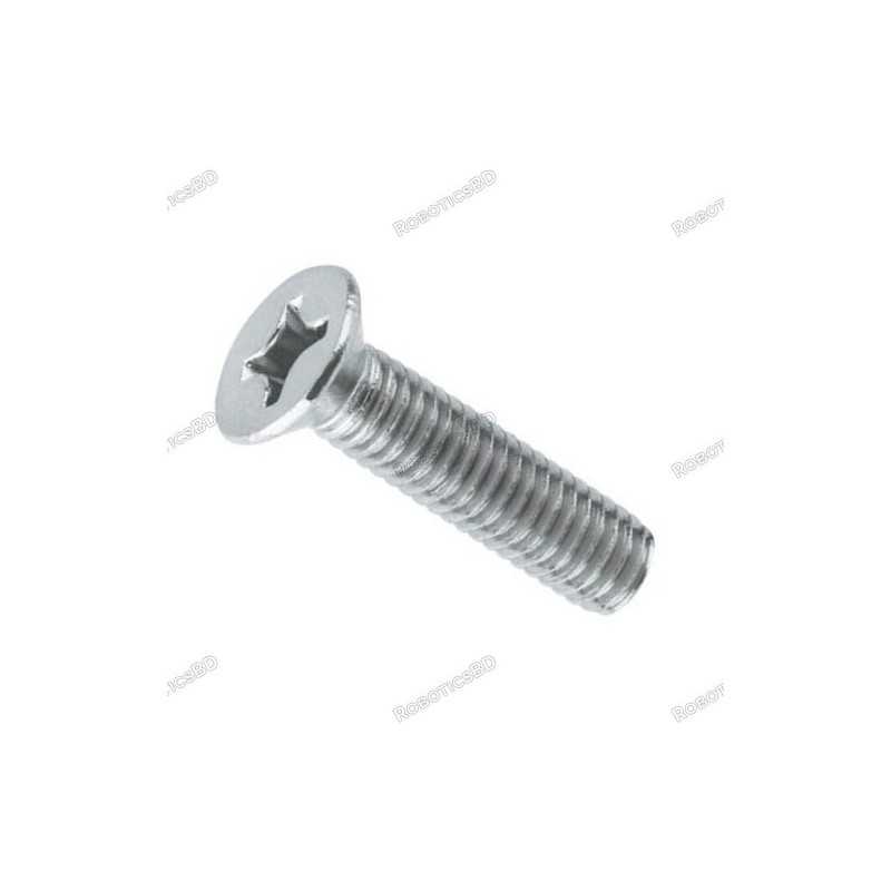 M5x20 Flat head Screw (Pack of 5) Robotics Bangladesh