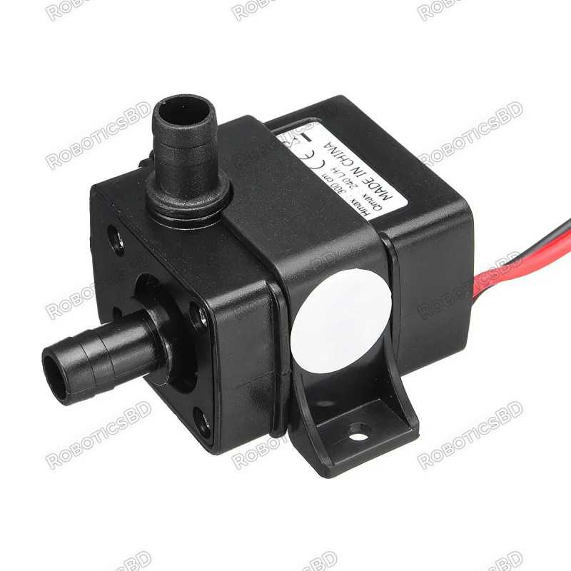 MINI DC12V Brushless Pump AD20P – 1230e 4.8W IP68 Hmax 300CM Qmax 240 L / H Robotics Bangladesh