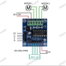 L293D Motor Driver Module Robotics Bangladesh