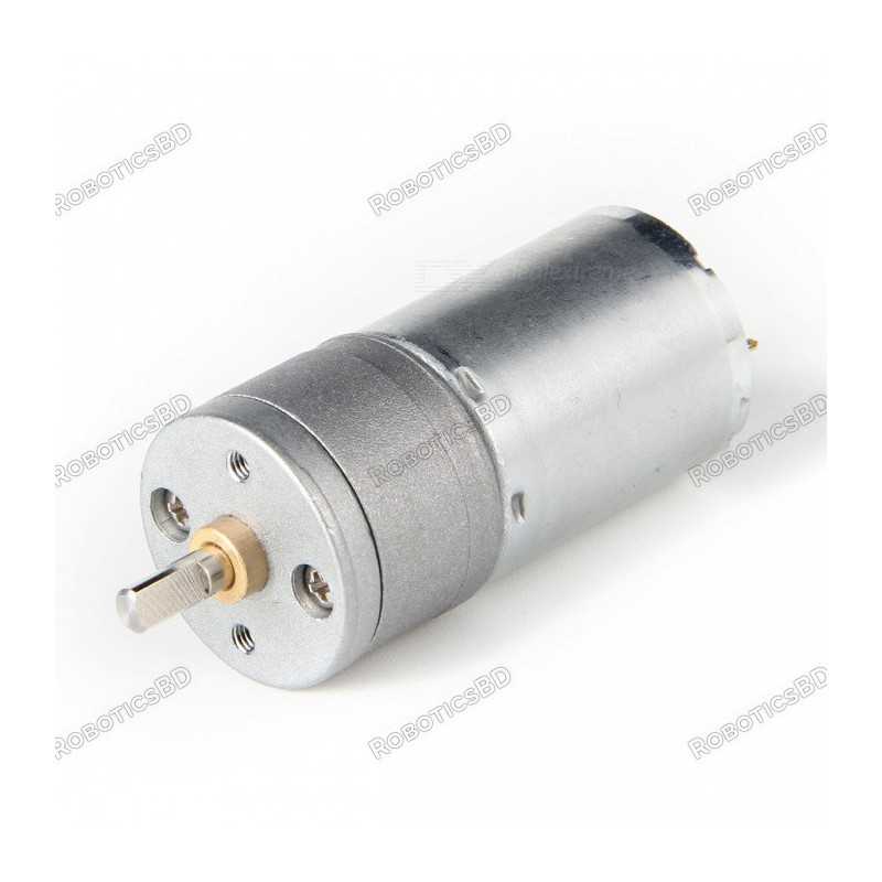 High Torque Gear Motor 12V 500RPM 25GA Robotics Bangladesh