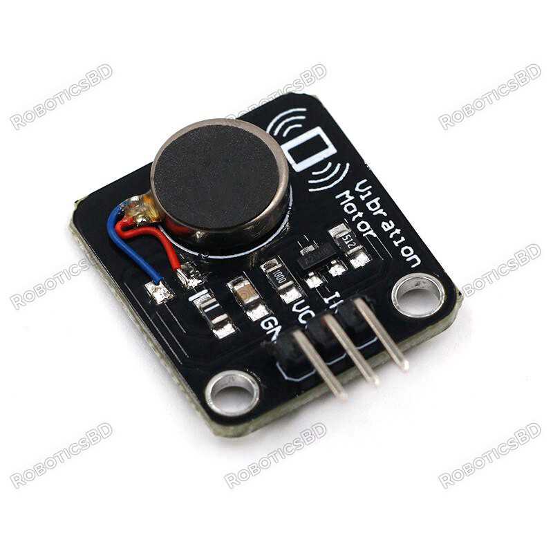 DC Motor Mobile Phone Vibrator Vibration Motor Alarm Module – Black Robotics Bangladesh