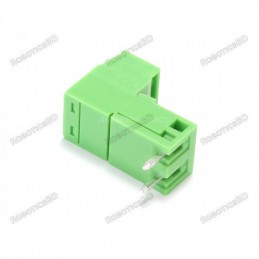 Plug In Type Screw Terminal Connector 2 Pin 5.08mm Pitch Set M+F Right Angle Male Connector Robotics Bangladesh