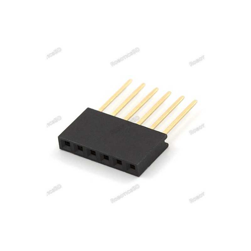Arduino Stackable Header Kit (6 pin) Robotics Bangladesh