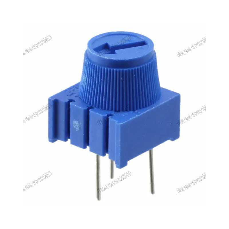 10K Ohm with Knob 3Pin High Precision Vertical Adjustable Trimpot Resistor Robotics Bangladesh