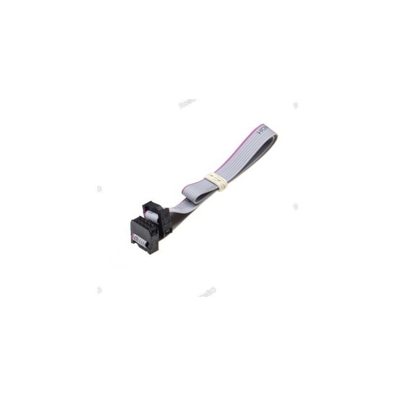 Flat Ribbon 2.54MM Pitch FC-6 JTAG ISP AVR Data Cable 20cm 6 Pin Robotics Bangladesh
