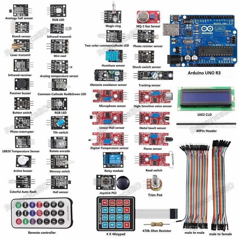 RoboticsBD Ultimate Sensor Kit V1. RoboticsBD Ultimate Sensor Kit V1.
