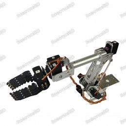 7DOF Aluminum Alloy Robotic Arm Manipulator with Gripper and MG996R servo Robotics Bangladesh
