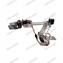 7DOF Aluminum Alloy Robotic Arm Manipulator with Gripper and MG996R servo Robotics Bangladesh